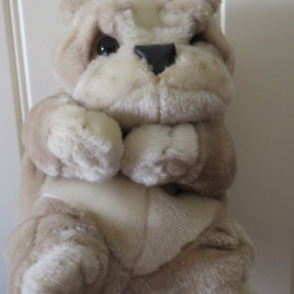 Sharpei Dog Hand Puppet (K372) - Picture 1 of 8